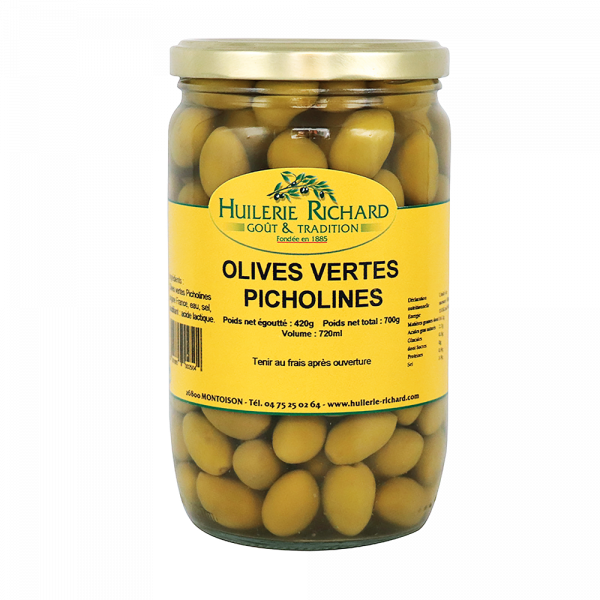 olives vertes picholines